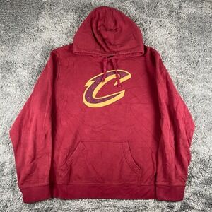 Fanatics Cleveland Cavaliers Hoodie Mens 2XL Maroon NBA Basketball Pullover